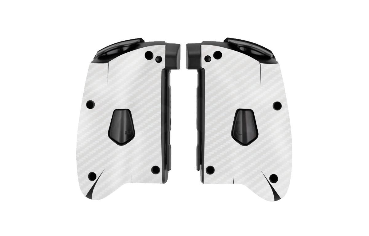 White Carbon Fiber Skin Nintendo Switch Hori Controller