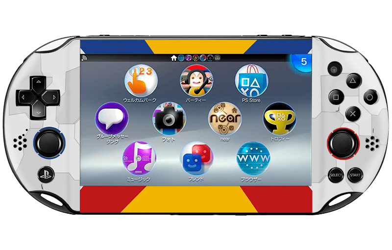 Gundam Skin Playstation Portable PSVita Slim