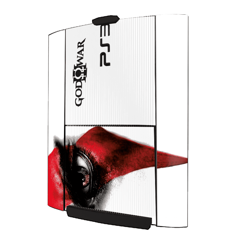 God of War Skin Playstation 3 Super Slim Xonebrand