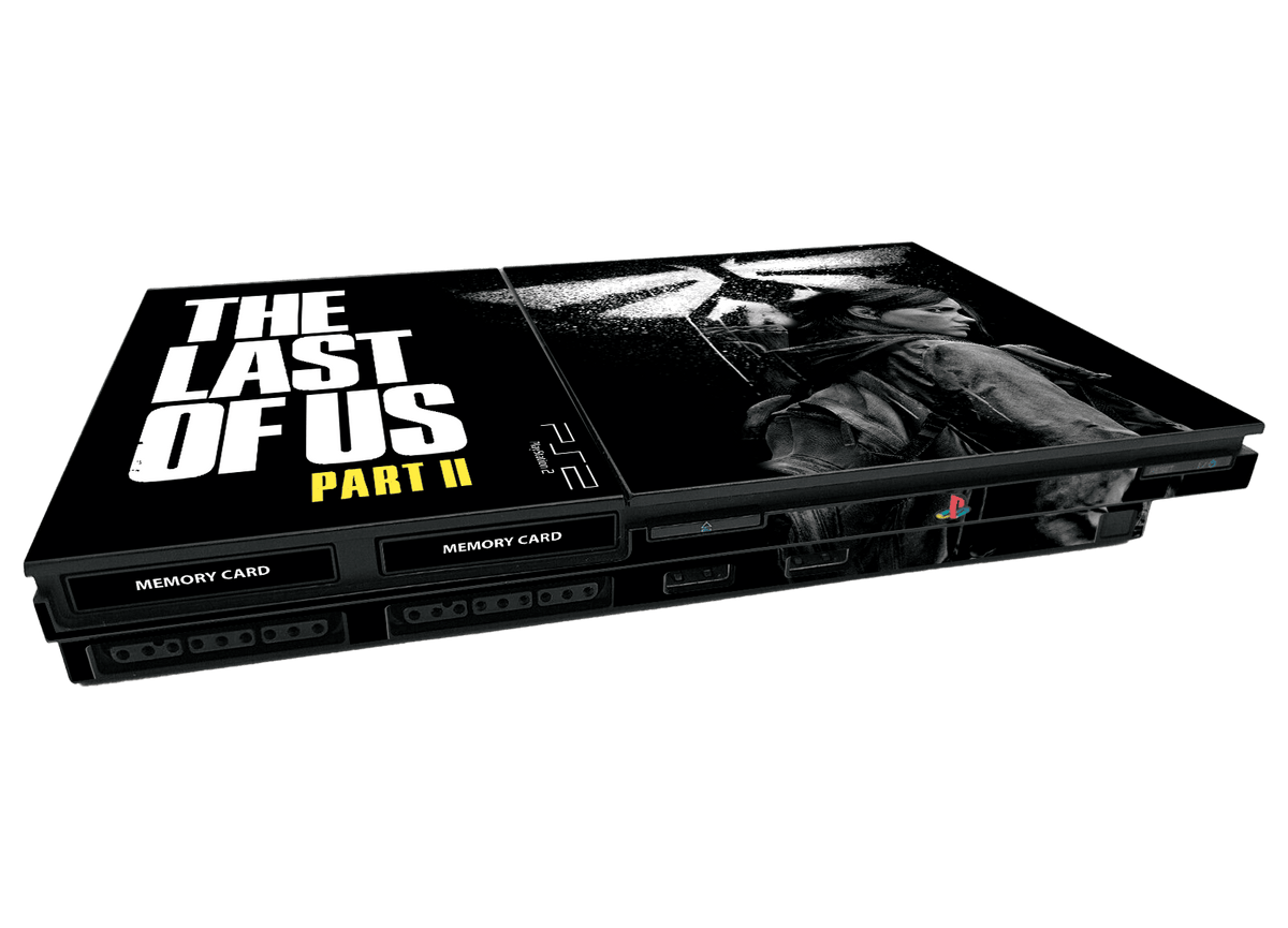 The last of Us Skin Playstation 2 Slim Xonebrand