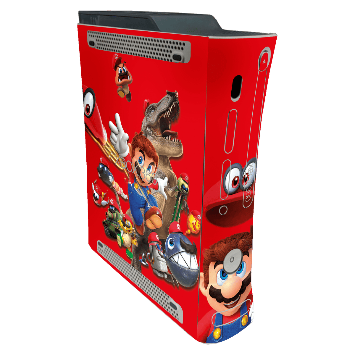 Mario Odyssey Skin Xbox 360 Fat Xonebrand