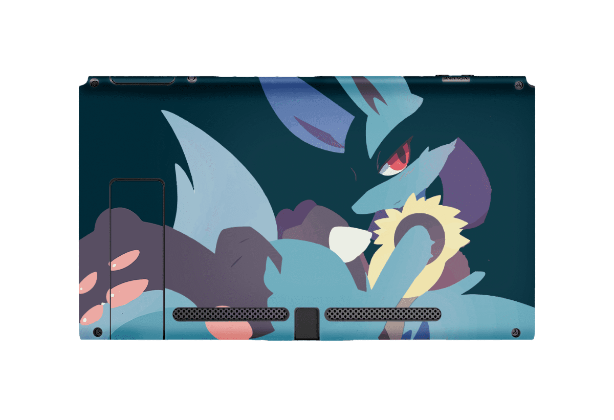 Pokemon Lucario Nintendo Switch Skin