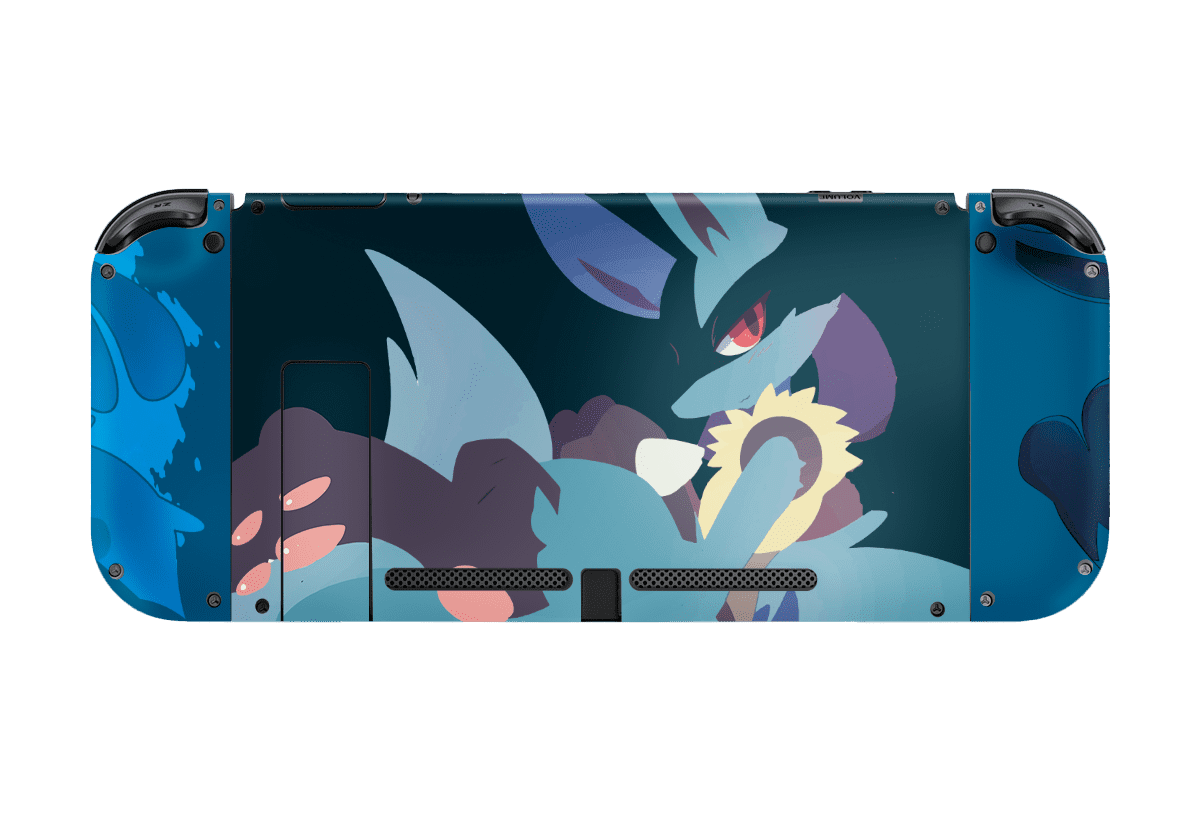 Pokemon Lucario Nintendo Switch Skin