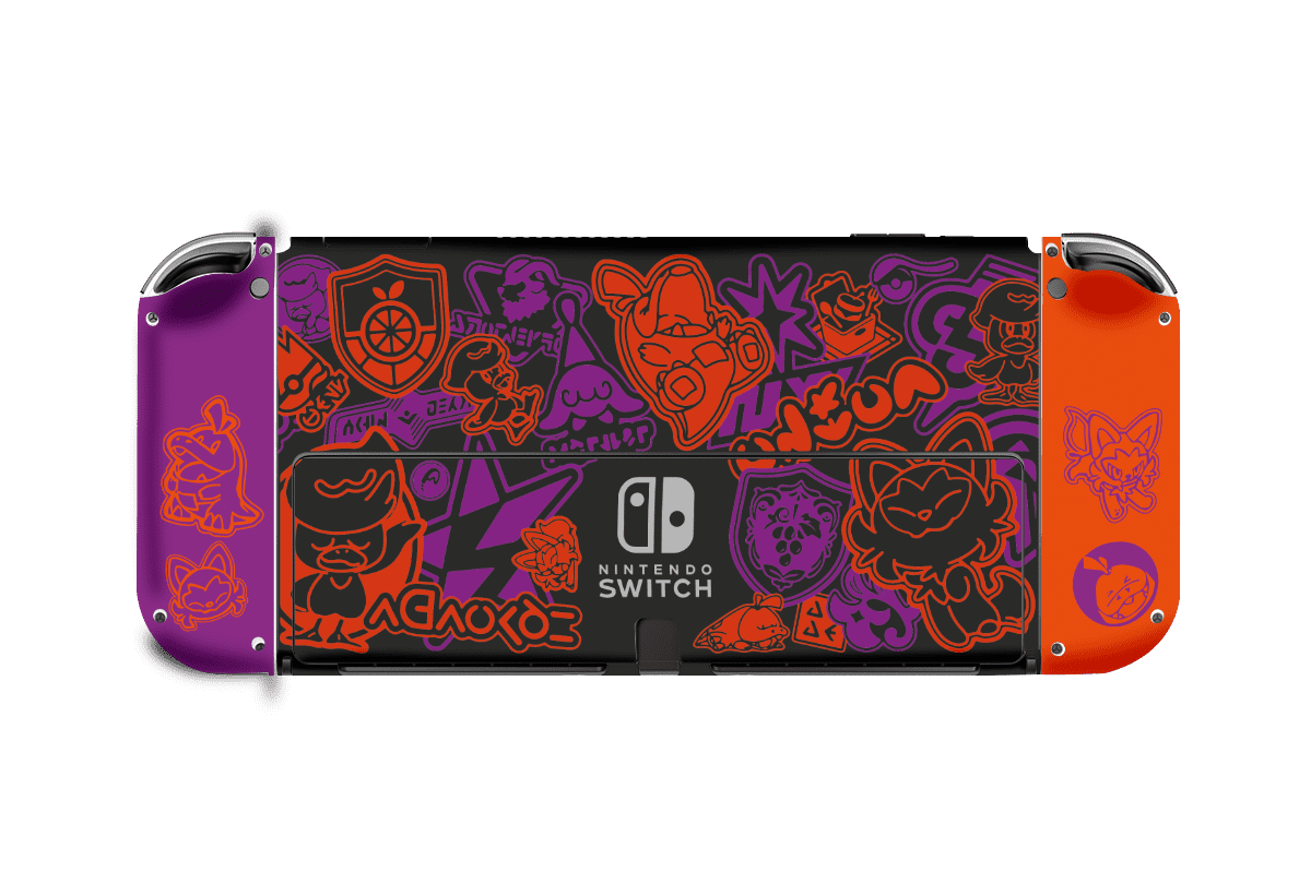 Pokemon Scarlet &amp; Violet Skin Nintendo Switch OLED (2021)