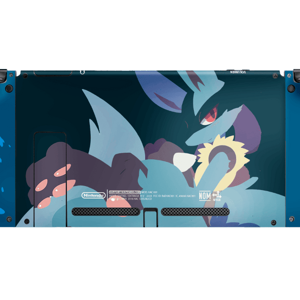 Pokemon Lucario Skin Nintendo Switch (2017) Xonebrand