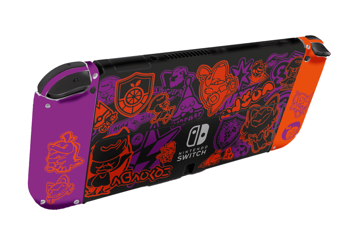 Pokémon Scarlet &amp; Violet Nintendo Switch Oled (2021) Skin