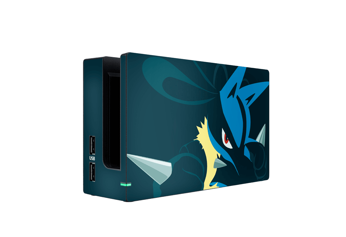 Pokemon Lucario Skin Nintendo Switch (2017) Xonebrand
