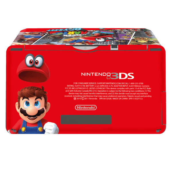 Skin para Nintendo 3Ds edición Mario Odyssey – Xonebrand