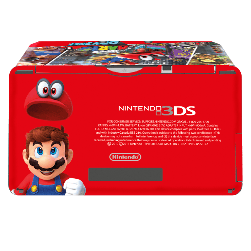 Super Mario Odyssey Nintendo 3DS Skin