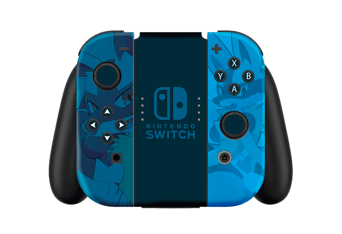Pokemon Lucario Skin Nintendo Switch (2017) Xonebrand