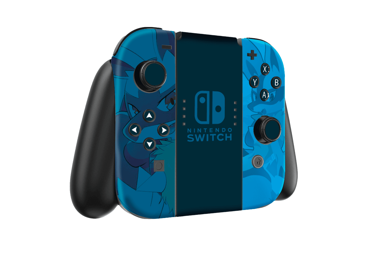 Pokemon Lucario Skin Nintendo Switch (2017) Xonebrand