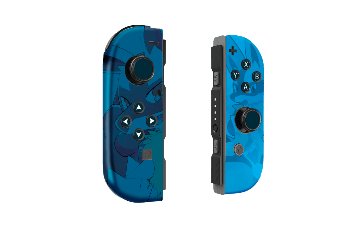 Pokemon Lucario Skin Nintendo Switch (2017) Xonebrand