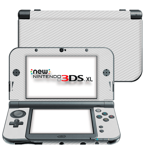 Skin para Nintendo New 3Ds XL edición Fibra Carbono Blanco – Xonebrand