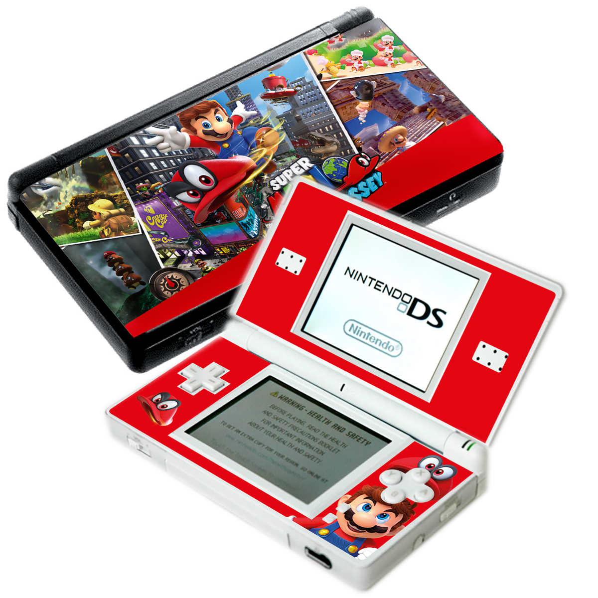 Super Mario Odyssey Skin Nintendo DS Lite Xonebrand