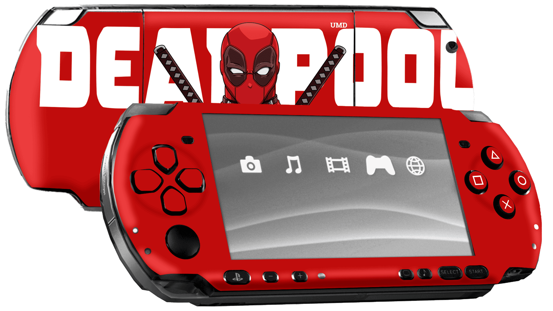 Deadpool Skin Playstation Portable (PSP) Xonebrand