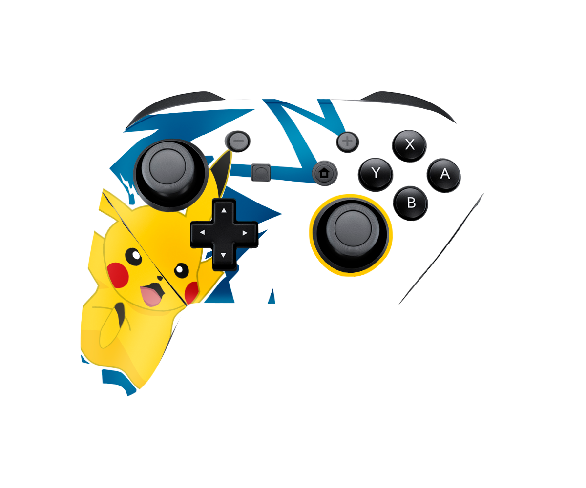 Pokemon Pikachu Skin Nintendo Switch Pro Controller