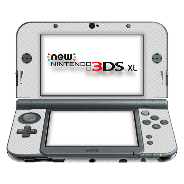 Skin para Nintendo New 3Ds XL edición Fibra Carbono Blanco – Xonebrand