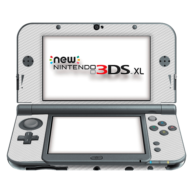 Skin para Nintendo New 3Ds XL edición Fibra Carbono Blanco – Xonebrand