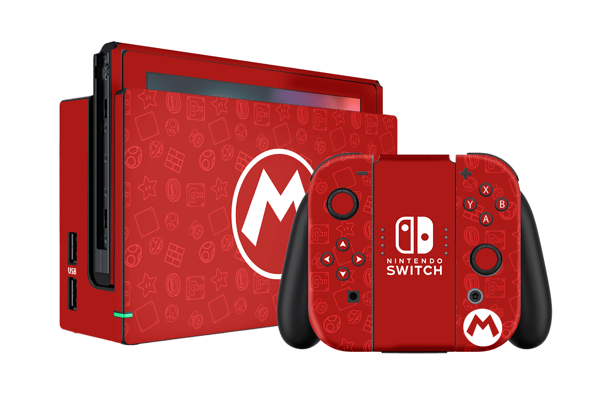 Mario Bros Skin Nintendo Switch (2017) Xonebrand