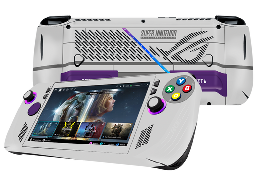 SNES Asus Rog Ally X Handheld Gaming Computer Skin