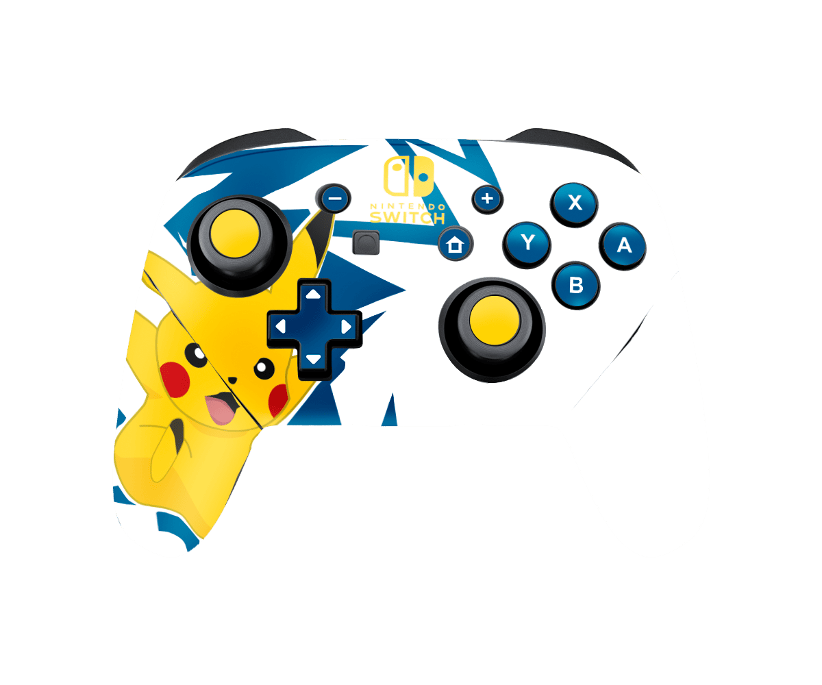 Pokemon Pikachu Skin Nintendo Switch Pro Controller Xonebrand