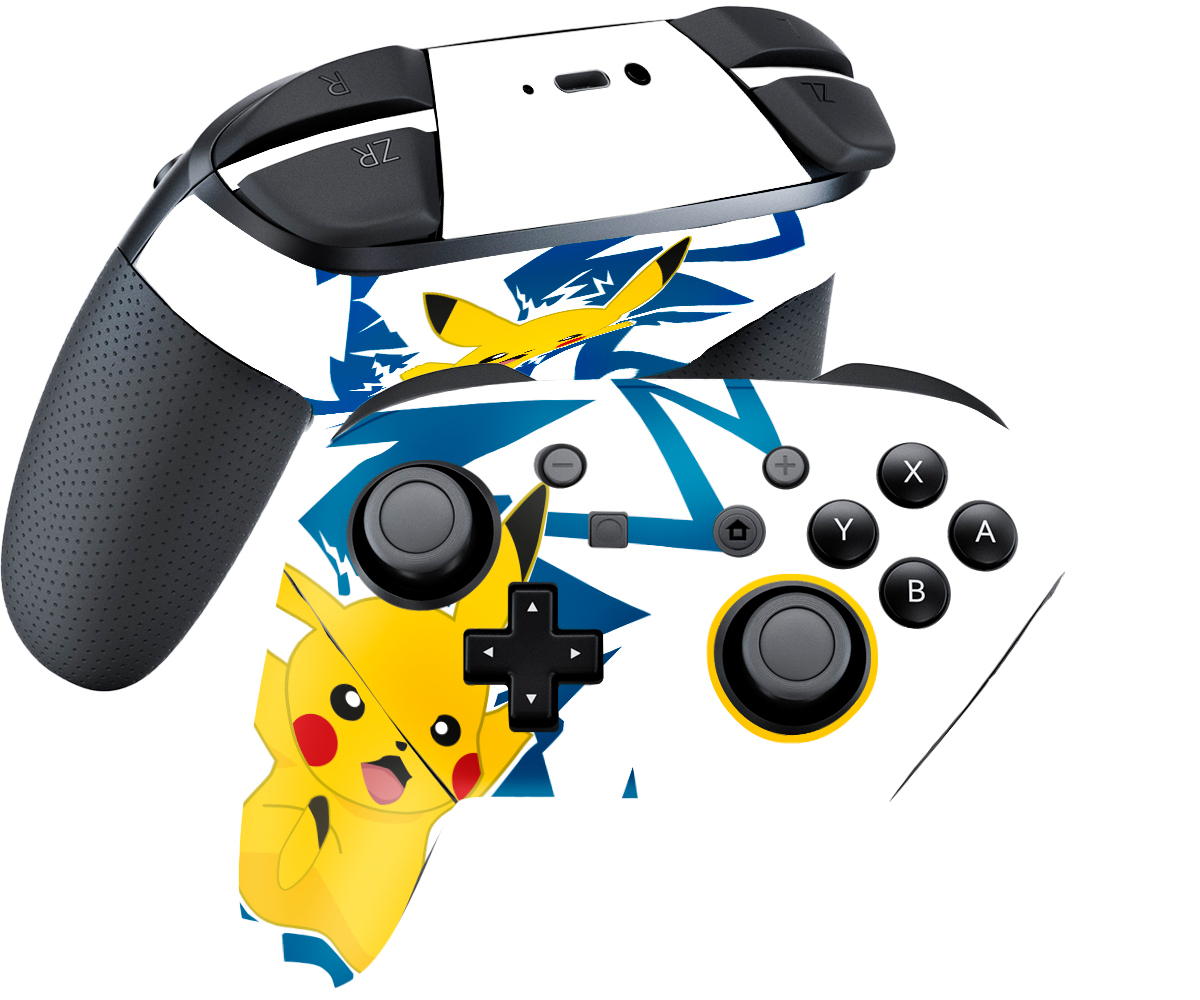 Pokemon Pikachu Skin Nintendo Switch Pro Controller