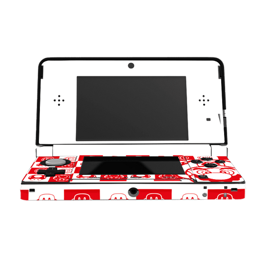 Mario Bros White Nintendo 3DS Skin