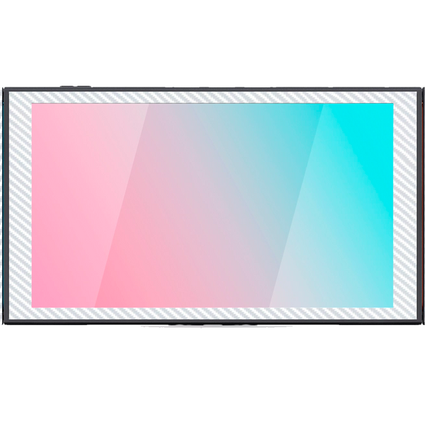 Fibra Carbono Blanco Skin Nintendo Switch 2 (2025)