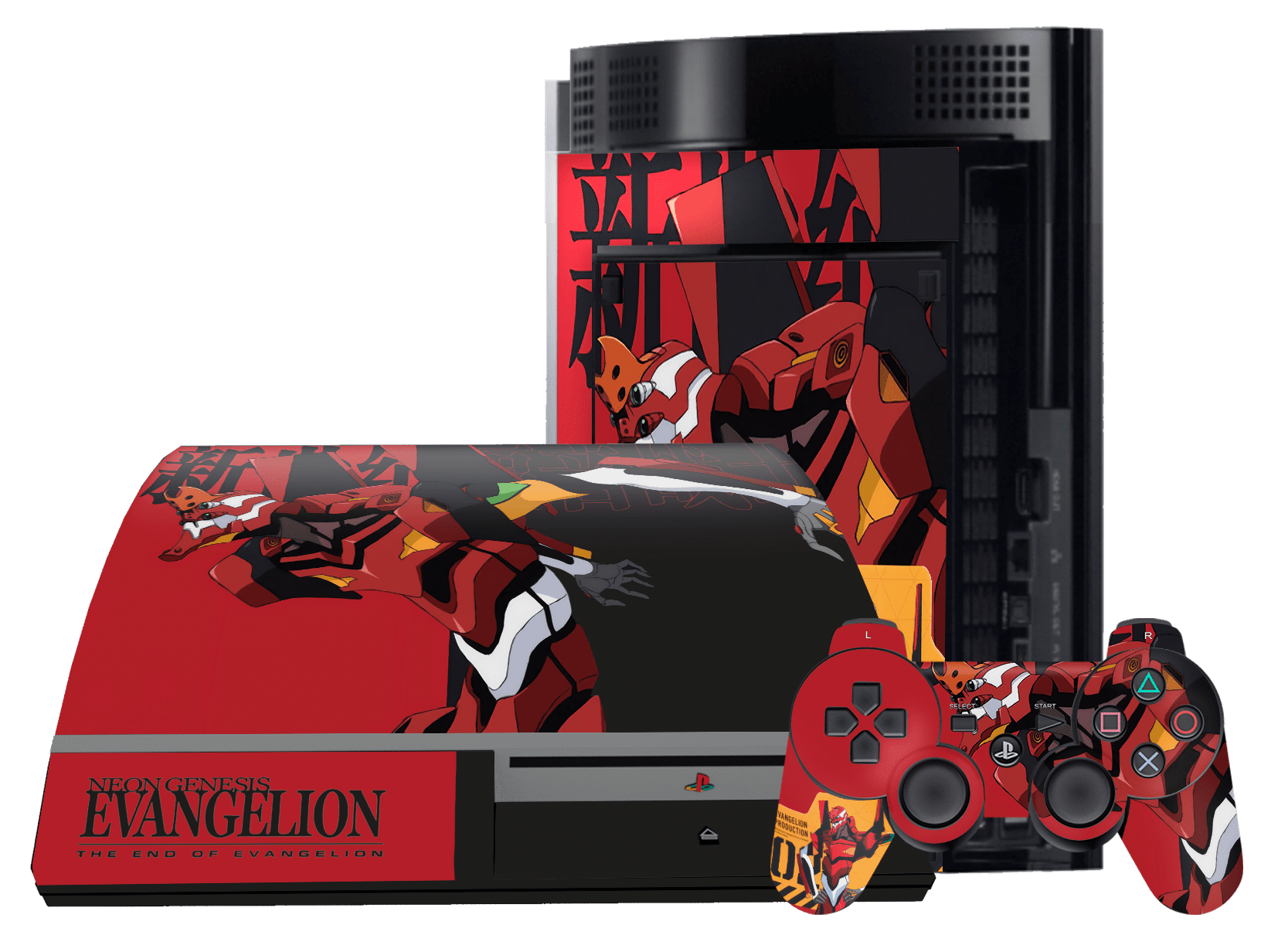 Evangelion eva 02 Skin Playstation 3 Fat