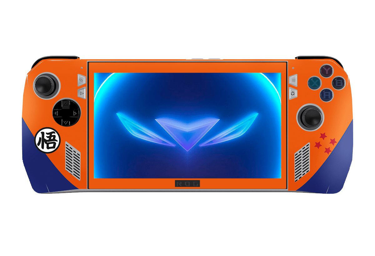 Dragon Ball Goku Asus Rog Ally Handheld Gaming Computer Skin