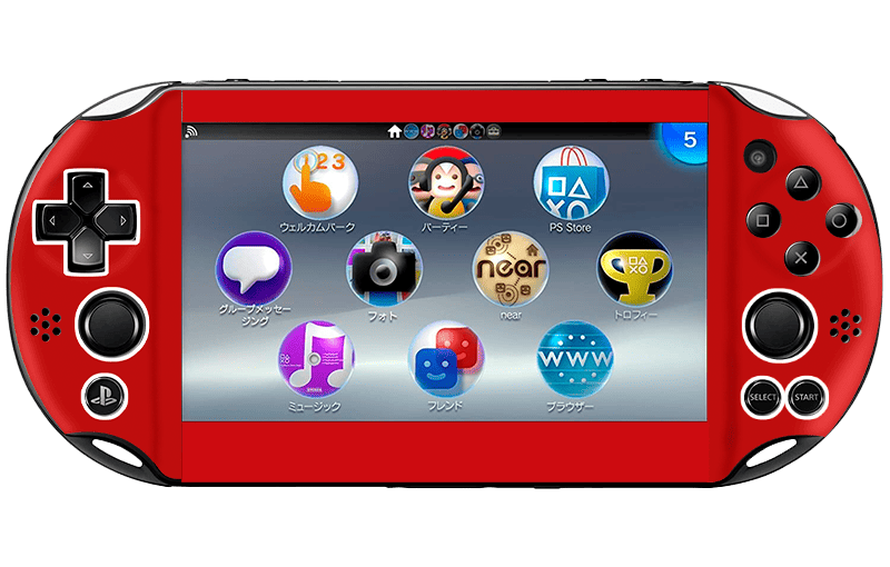 Mario Odyssey Skin Playstation Portable PSVita Slim Xonebrand