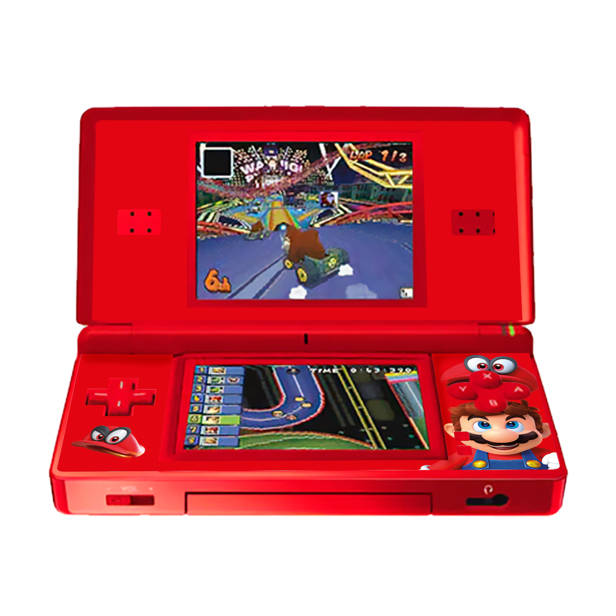Super Mario Odyssey Skin Nintendo DS Lite Xonebrand