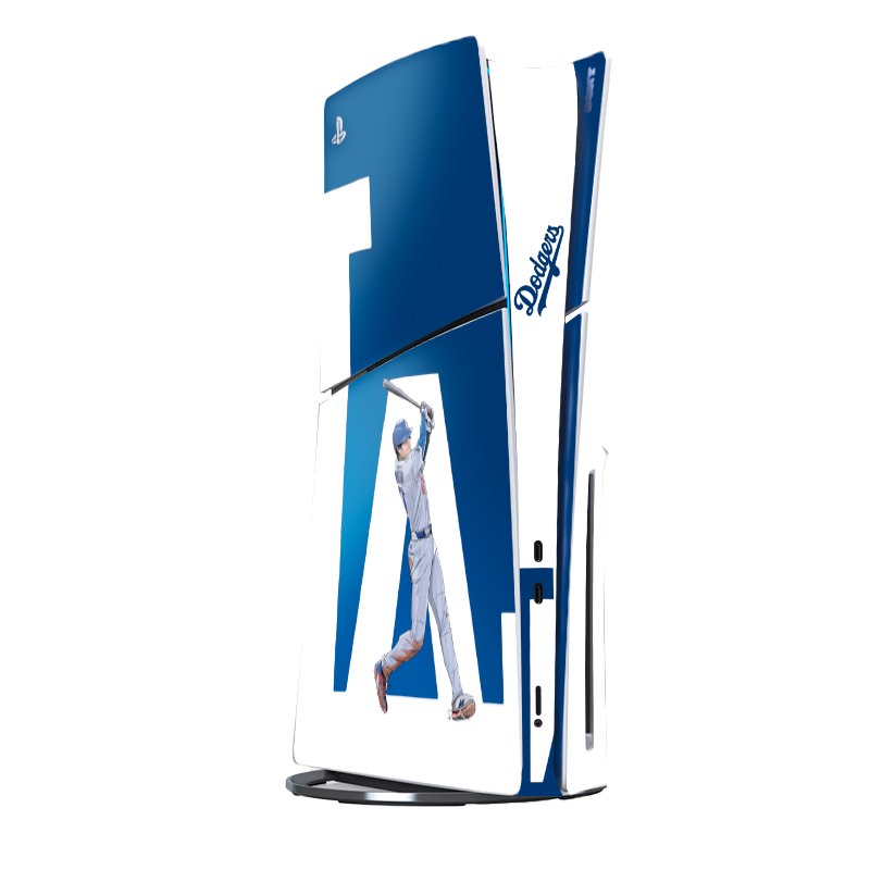 Los Angeles Dodgers Skin Playstation 5 Slim Xonebrand