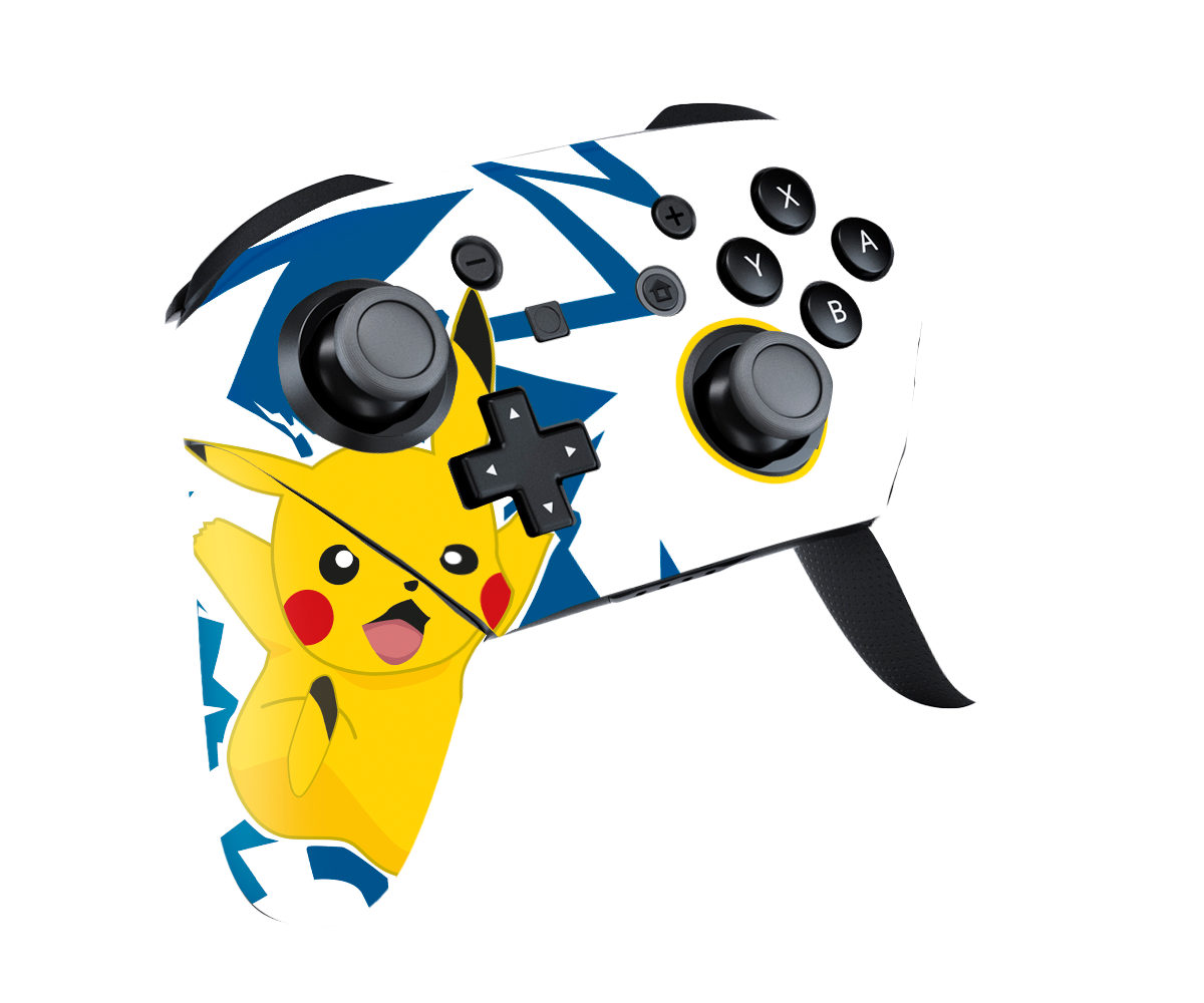 Pokemon Pikachu Skin Nintendo Switch Pro Controller