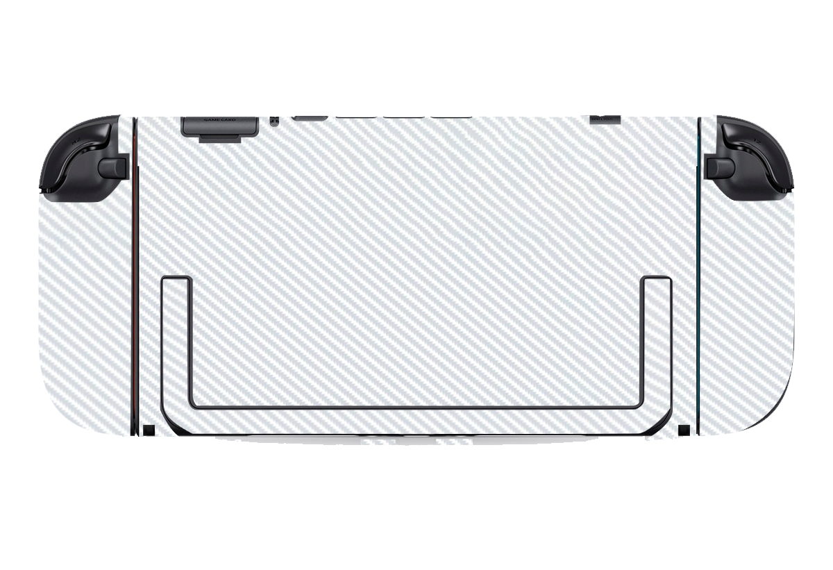 Fibra Carbono Blanco Skin Nintendo Switch 2 (2025)