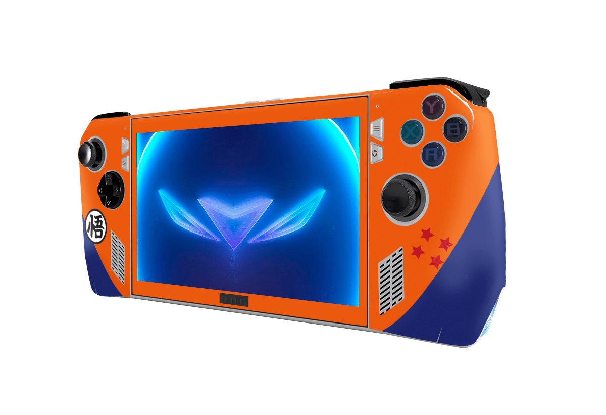 Dragon Ball Goku Asus Rog Ally Handheld Gaming Computer Skin