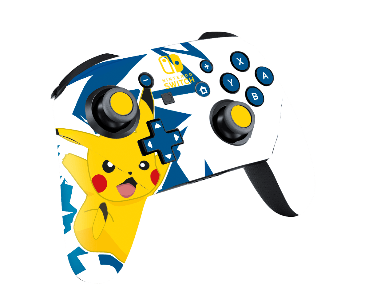 Pokemon Pikachu Skin Nintendo Switch Pro Controller Xonebrand