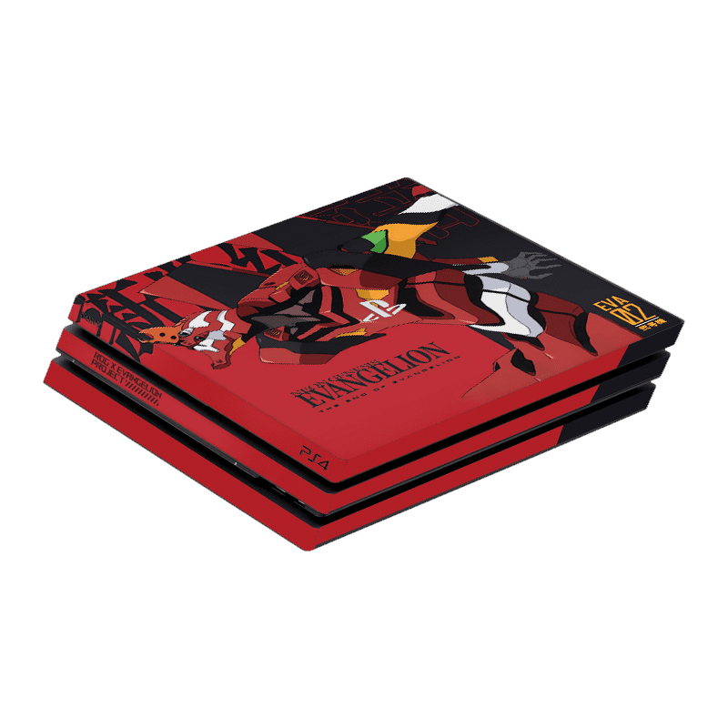 Evangelion Eva 02 Skin Playstation 4 Pro