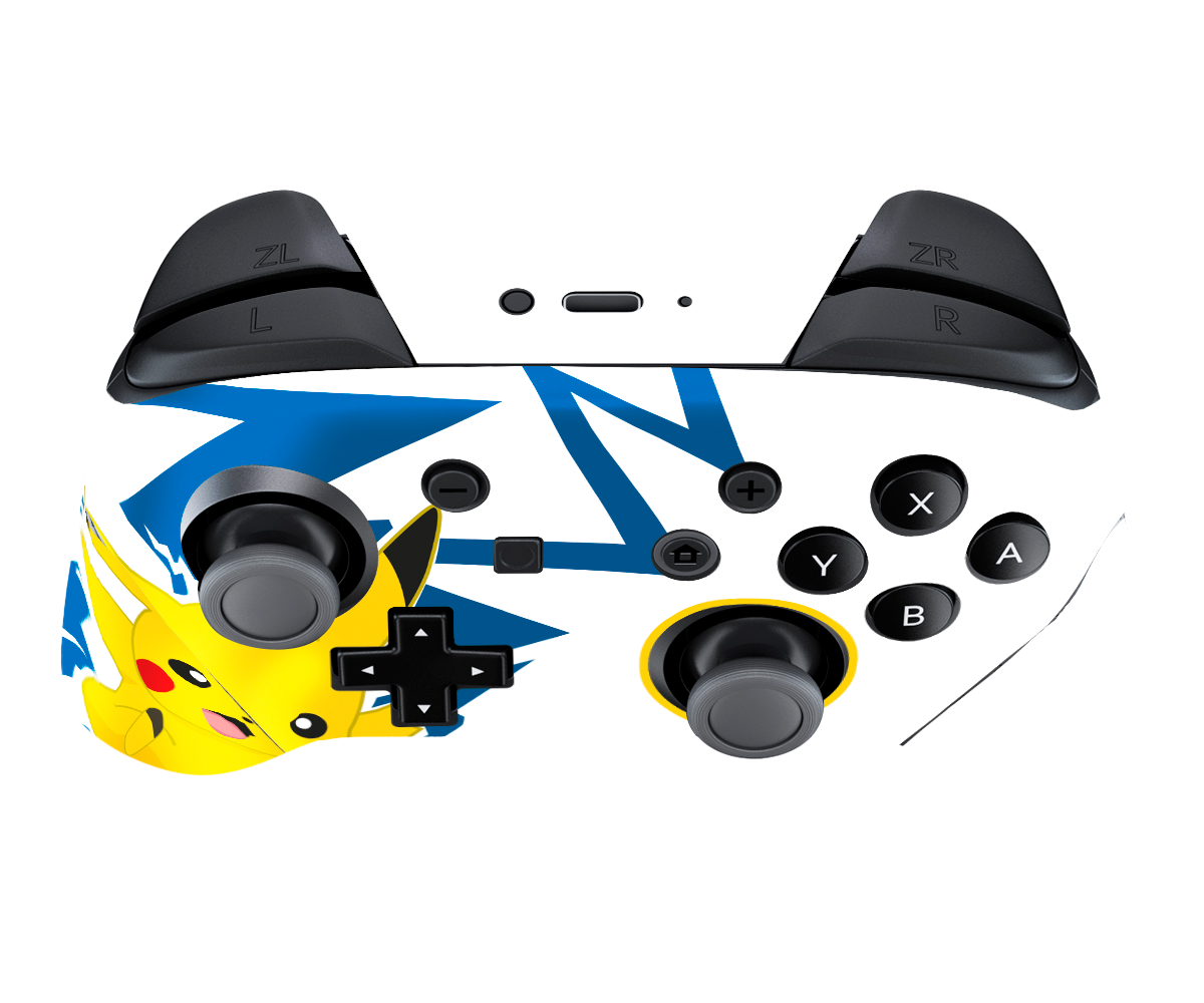 Pokemon Pikachu Skin Nintendo Switch Pro Controller
