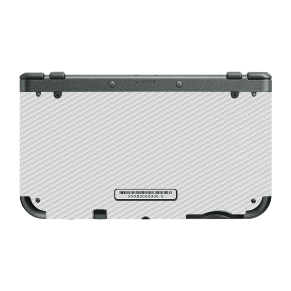 Skin para Nintendo New 3Ds XL edición Fibra Carbono Blanco – Xonebrand