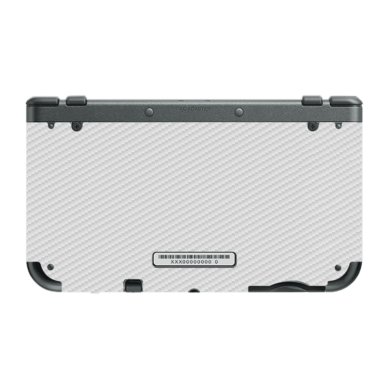 Skin para Nintendo New 3Ds XL edición Fibra Carbono Blanco – Xonebrand