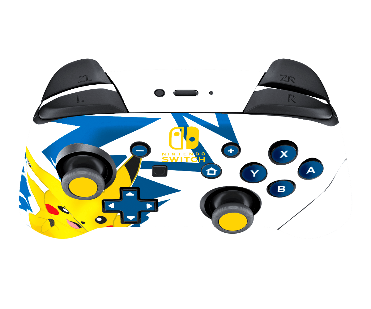 Pokemon Pikachu Skin Nintendo Switch Pro Controller Xonebrand