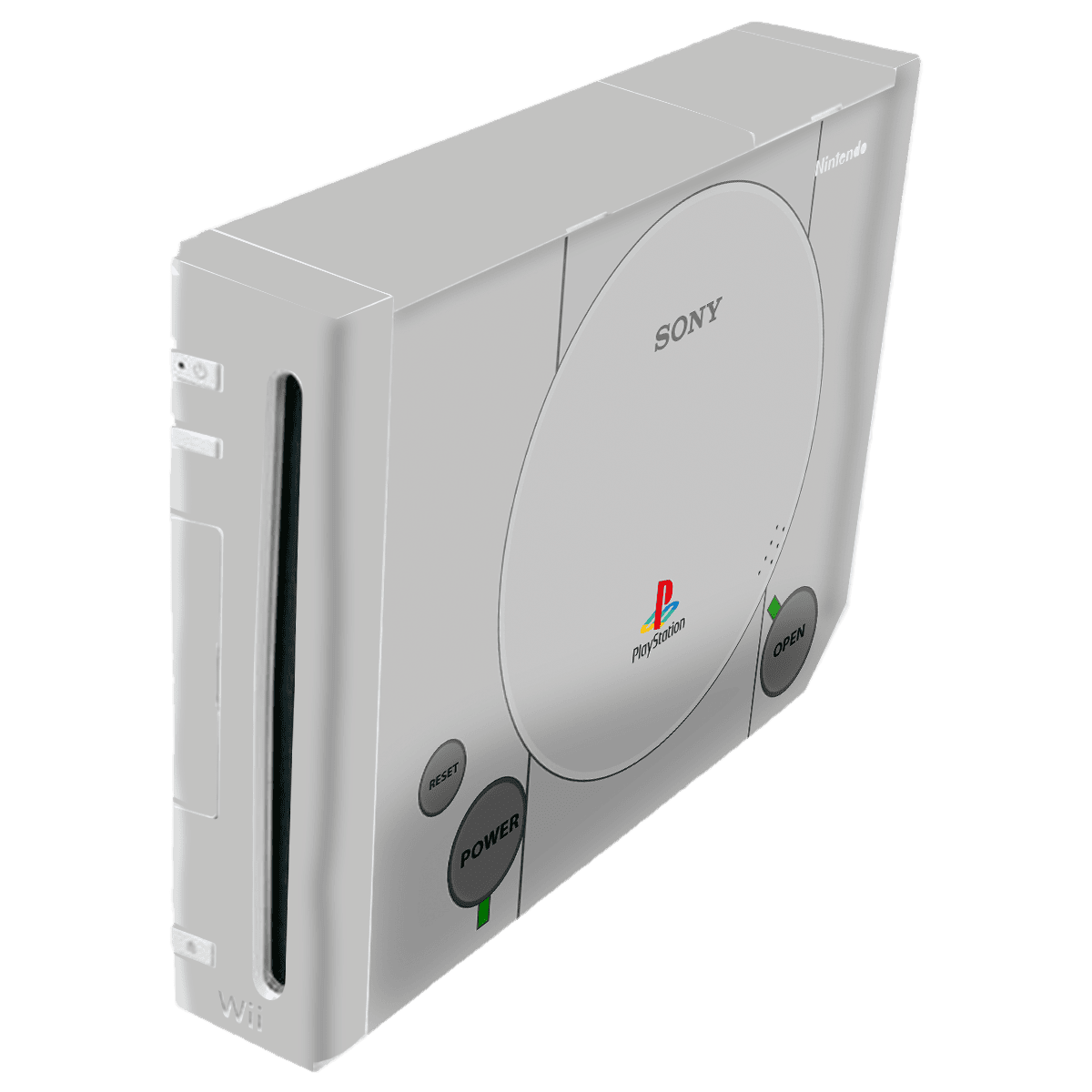 PS1 Skin Nintendo Wii (2006) Xonebrand