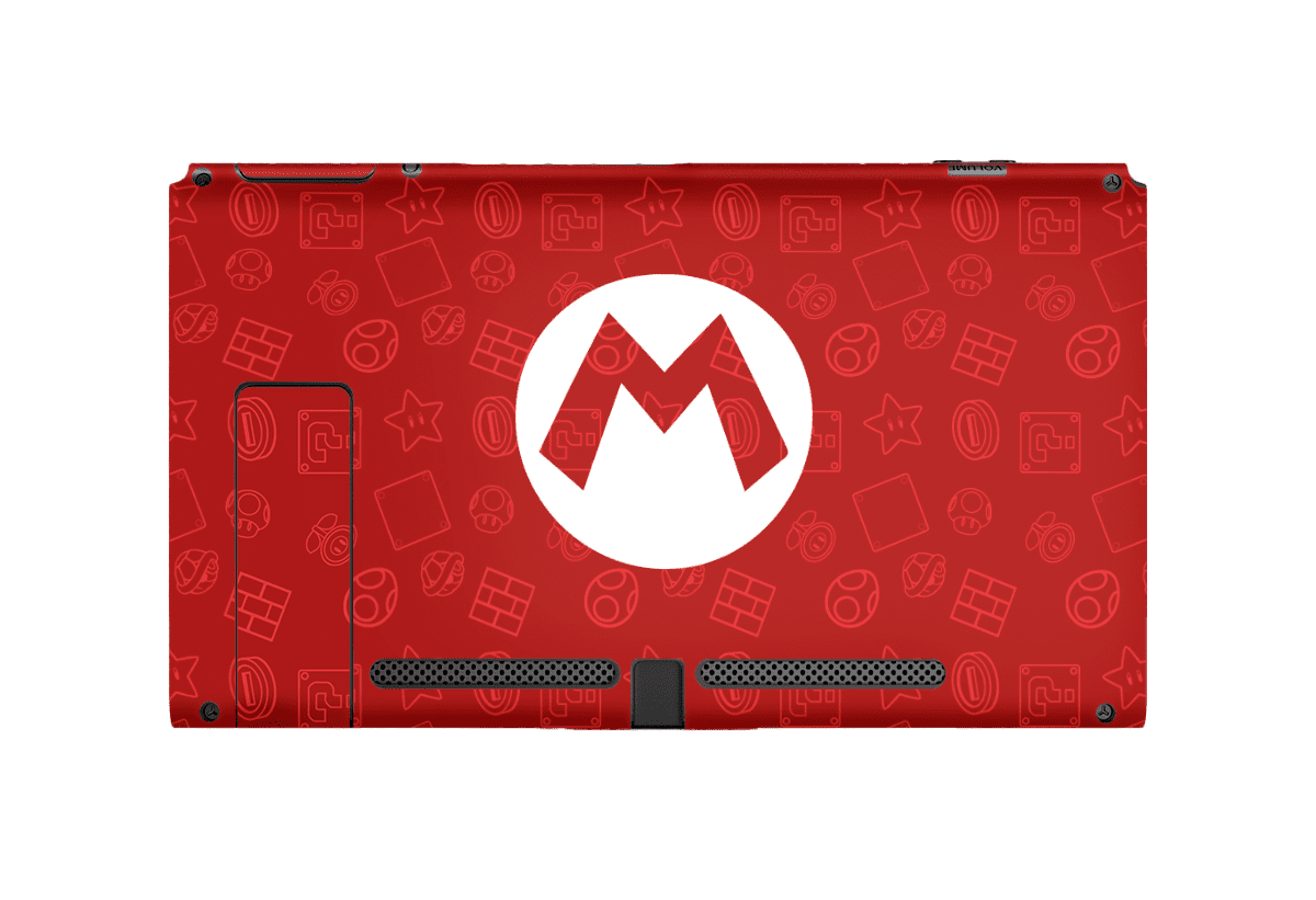 Super Mario Icon Nintendo Switch Skin