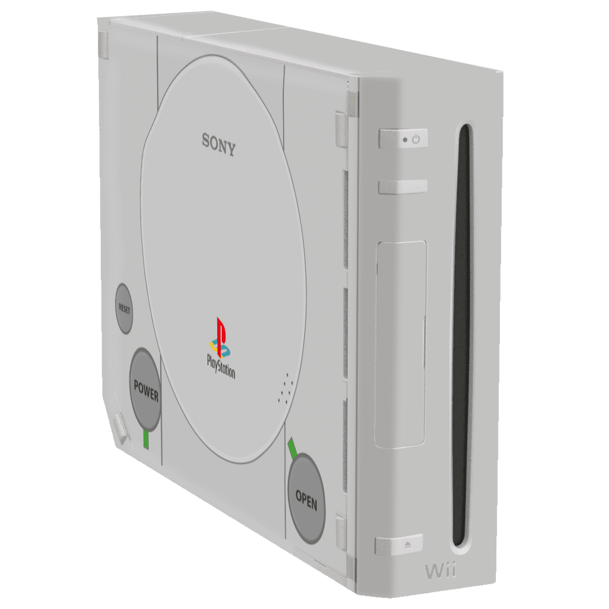 PS1 Skin Nintendo Wii (2006) Xonebrand