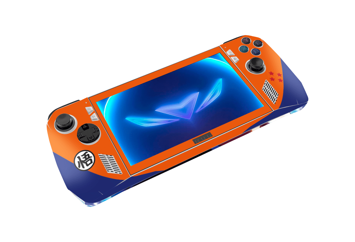 Dragon Ball Goku Asus Rog Ally Handheld Gaming Computer Skin