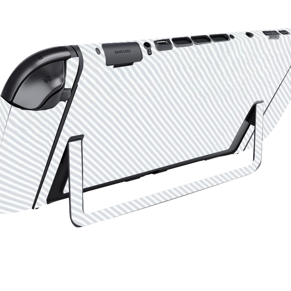 Fibra Carbono Blanco Skin Nintendo Switch 2 (2025)