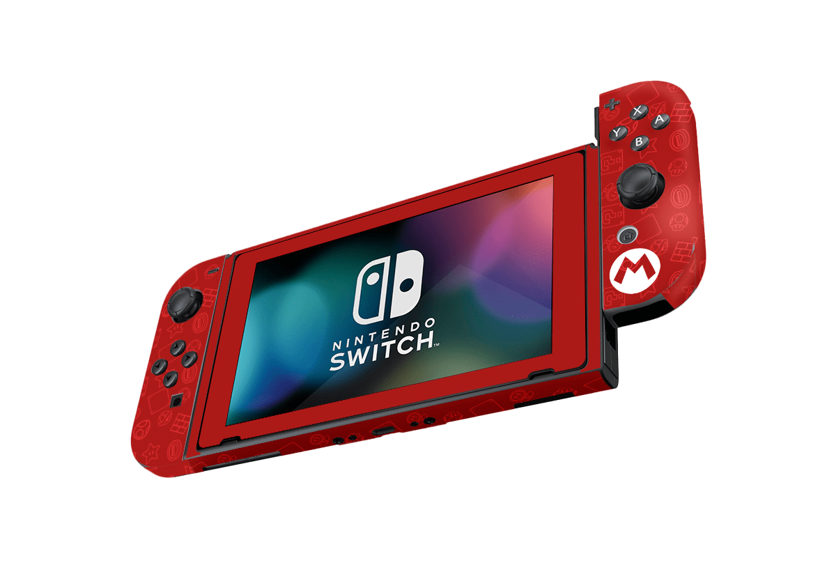 Super Mario Icon Nintendo Switch Skin