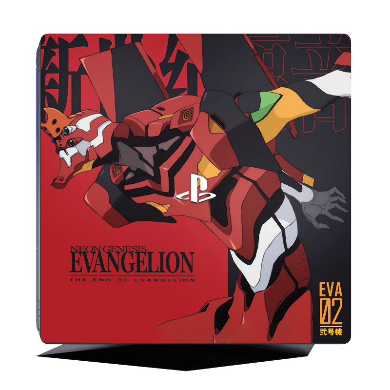Evangelion Eva 02 Skin Playstation 4 Pro