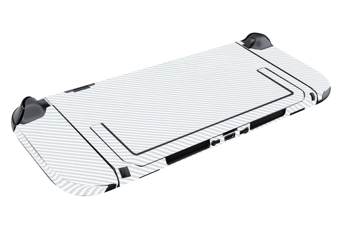 Fibra Carbono Blanco Skin Nintendo Switch 2 (2025)